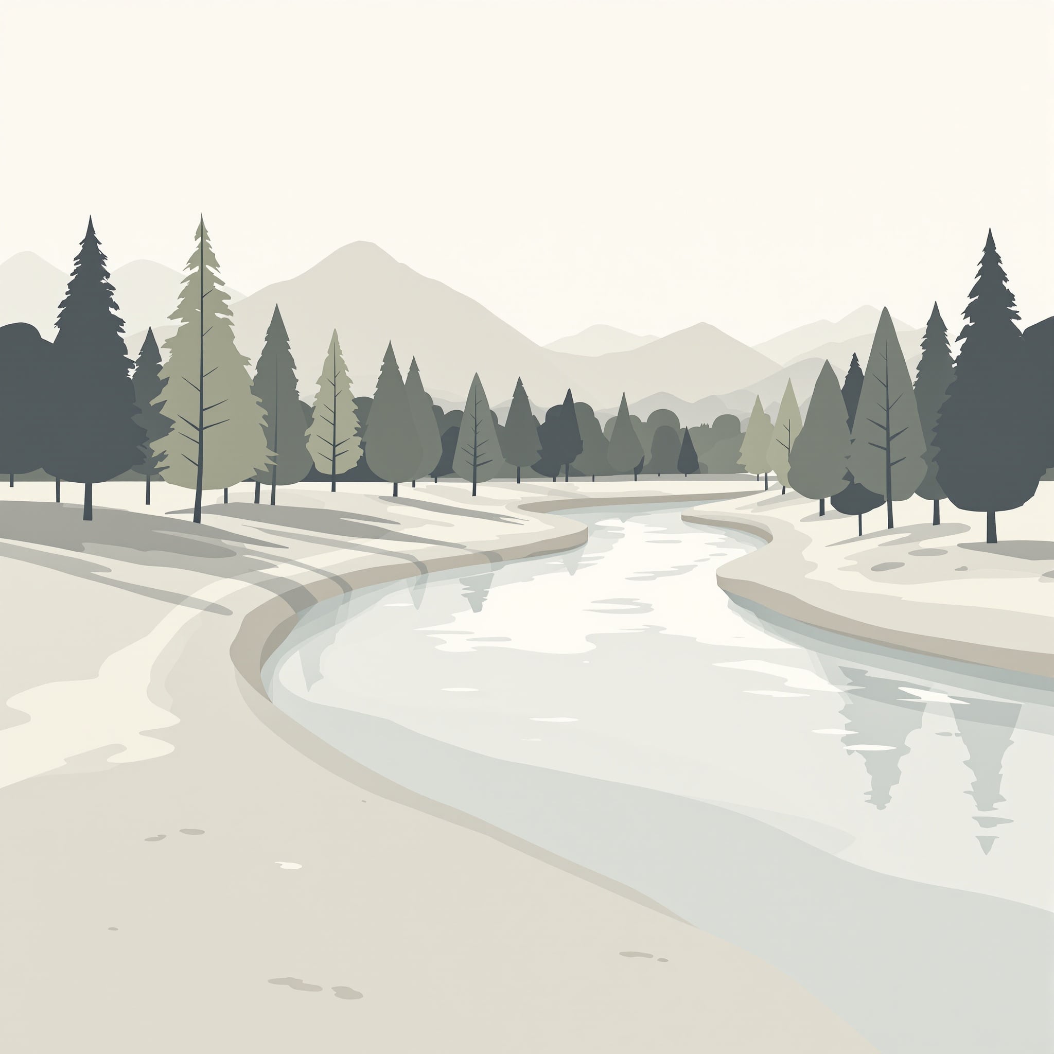 Paved river trail with trees and distant mountains along the Jordan River Parkway